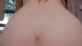 Scarlet Skies naughty redhead smears stepbros hot load all over 2