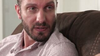 Petite chick Andi Rose relieves stress on stepdads hard dick