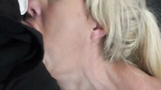 Savage fucker approves blonde Chloes total submission to his cock