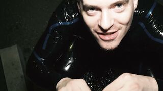 Axel Abysse pushes rosebud out outdoors then sucks cameramans dick