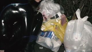 Axel Abysse pushes rosebud out outdoors then sucks cameramans dick