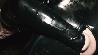 Axel Abysse pushes rosebud out outdoors then sucks cameramans dick