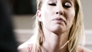 Hung fucker dumps his cum on Riley Reyes adorable face