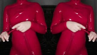 RICKYSROOM Anna Claire and Nichole Saphir in latex!