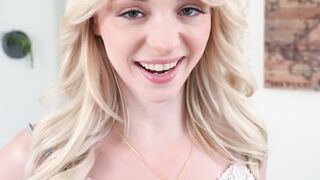 Lucky stud gets to drill deep her stepsister Cecelia Taylor until he cum on her tits