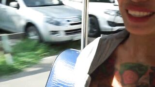 Big boobs Thai amateur MILF picked up in a TUK TUK and fucked
