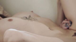 Fingering my Asian stepsisters pussy and licks it