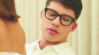 Hot teenager Latina, Iriannis Rodriguez, smashes Danner Mendez in hard-core fashion