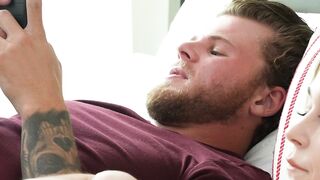 Horny teen stepsister wanted a huge dick and asked stepbro for a quickie