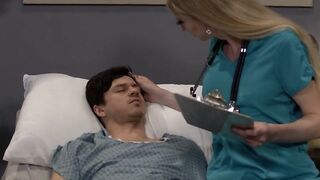 Giving my patient a blowjob medicine to feel better 2