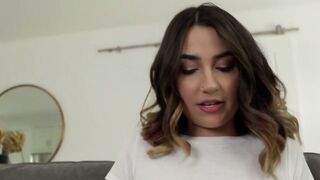 Callie Jacobs innie pussy hammered deep by hung stepbrother