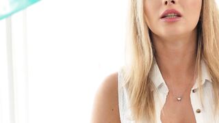 Blonde vixen Karina King bent over and drilled deep by stepson
