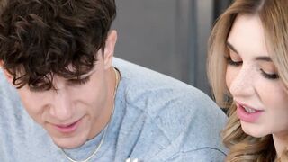 Hot dude gets her blonde stepsister Demi Hawks pregnant and exhausted