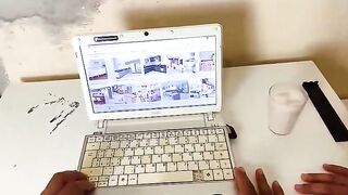 A vizinha pediu açúcar e recebeu um presente surpresa após um encontro intenso.