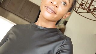 Curvy black wannabe model from Kenya fucks on this fake casting