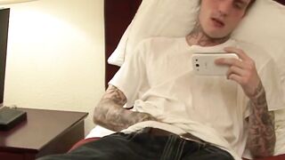 Rock Star fucks Dani Decor sideways before bending him over for hard pounding