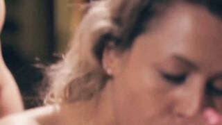 Watch Zoey Monroes pussy pounded hard before massive double cum shower