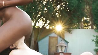 Latina lesbian photographer pussy licking petite sexy models