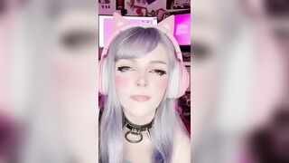 Exposed OnlyFans - Naughty Gamer Girl Amber Kawaii Creampies Her Pussy Solo