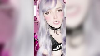 Exposed OnlyFans - Naughty Gamer Girl Amber Kawaii Creampies Her Pussy Solo