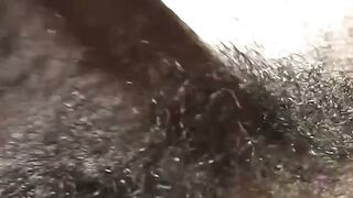 Ebony amateur licks his tasty armpits while jerking off