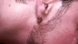 Three naughty mature studs lick armpits and suck dicks