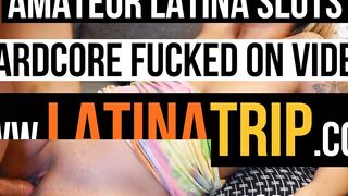Big ass Latina teen Miranda sucks white big dick and got fucked so hard