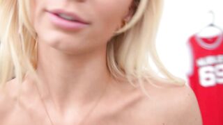 Petite blonde teen stepsister Chloe Temple riding stepbros big hard dick