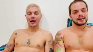 Hot scene of Aksen fucking blond bottom Billy relentlessly in doggy