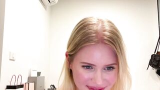 Solo Sweetie Swings Her Hair Hands Blonde Edition