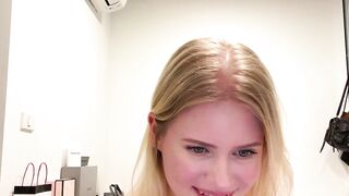 Solo Sweetie Swings Her Hair Hands Blonde Edition