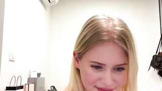 Solo Sweetie Swings Her Hair Hands Blonde Edition