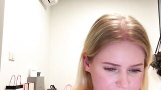 Solo Sweetie Swings Her Hair Hands Blonde Edition