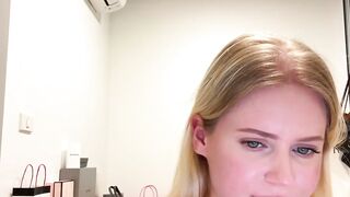 Solo Sweetie Swings Her Hair Hands Blonde Edition