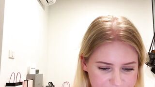 Solo Sweetie Swings Her Hair Hands Blonde Edition