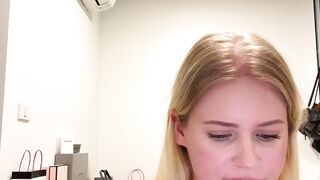 Solo Sweetie Swings Her Hair Hands Blonde Edition