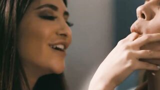 Youre going to lick my hairy pussy while I fuck your bestie