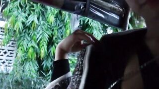 Cute Thai teen with big tits picked up with a Tuk Tuk and fucked