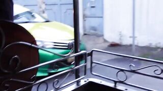 Cute Thai teen with big tits picked up with a Tuk Tuk and fucked