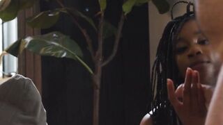 Dudes revenge fucks girlfriends ebony sister Nicole Kitt hard