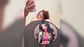 Latina Cutie Swings Her Hair Hands Solo