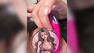 Latina Cutie Swings Her Hair Hands Solo