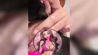 Latina Cutie Swings Her Hair Hands Solo