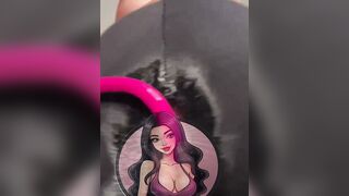 Latina Cutie Swings Her Hair Hands Solo
