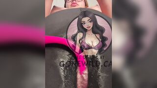 Latina Cutie Swings Her Hair Hands Solo