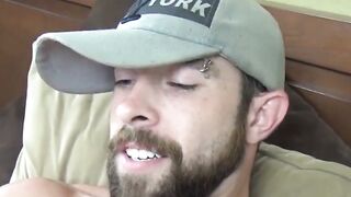 Blake Ridings erection buried deep in Billy Warrens throat