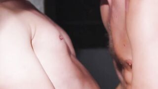 Gay studs Enzo Muller and Leo Louis using throbbing tools for hardcore pounding