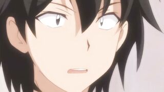 Shy big boobs schoolgirl finally takes her crush’s virginity ◌ HENTAI Porn
