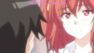 Shy big boobs schoolgirl finally takes her crush’s virginity ◌ HENTAI Porn