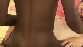Hung Ryann Ruckers slides his big dick into Tys black ass